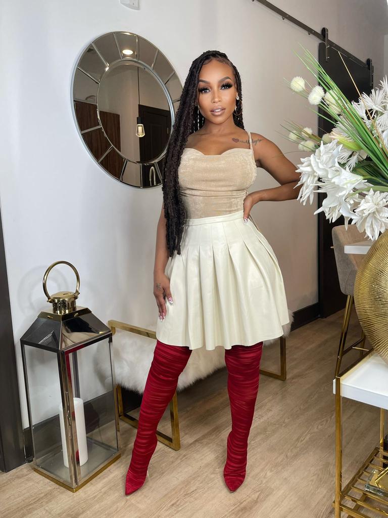 Ruby Pleated Skirt